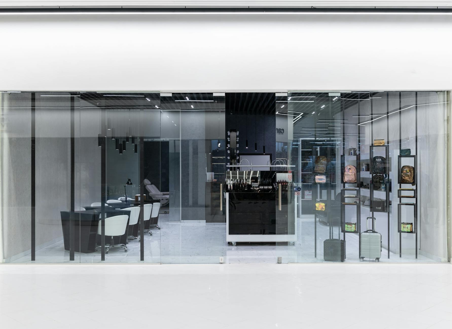 A clean, bright, and inviting retail store in Miami, ready for customers